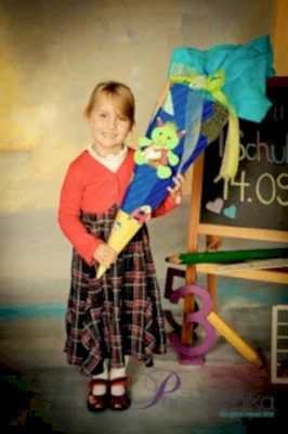 Fotoshooting Schulkind mit Schultüte